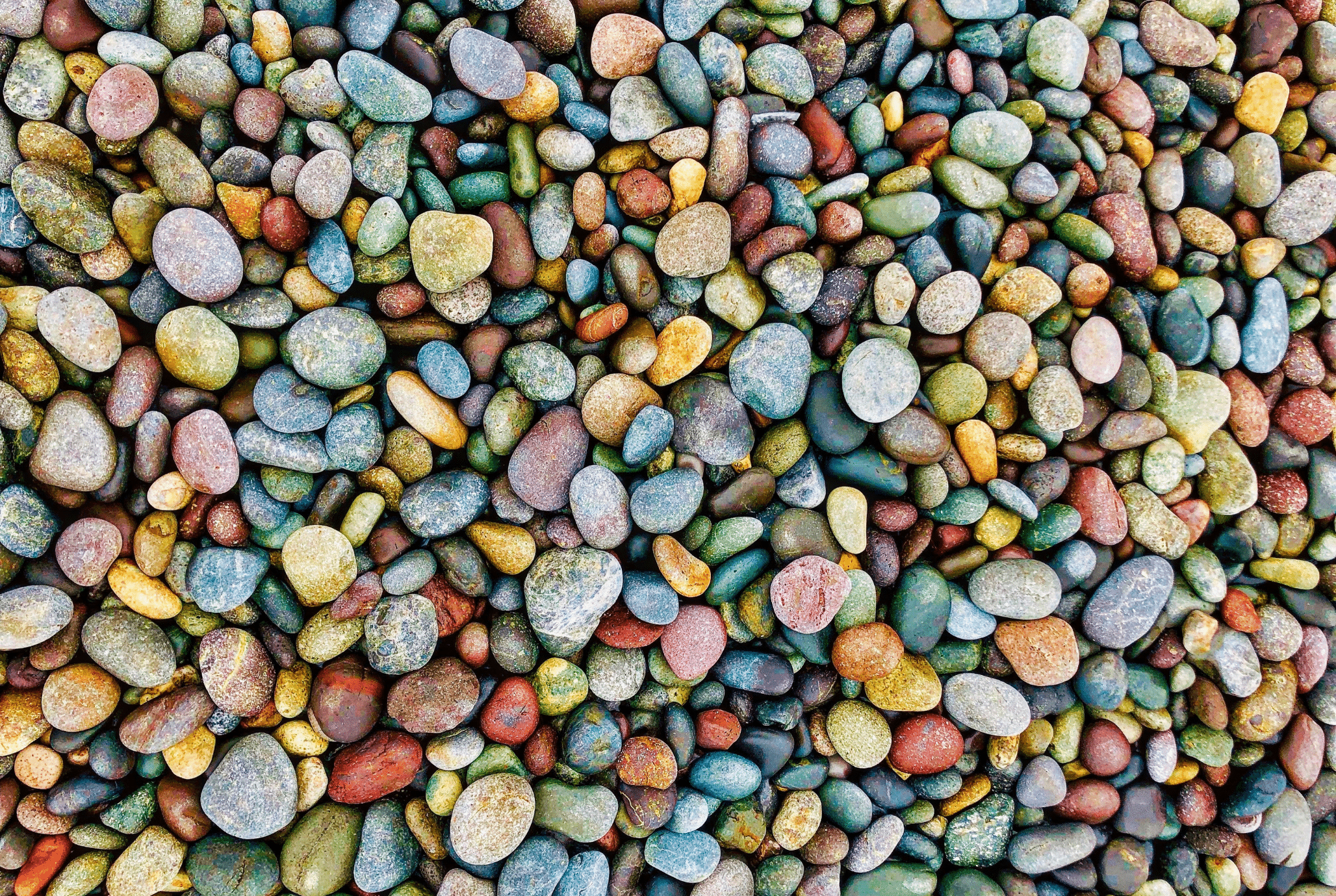 Rainbow Beach Pebbles 170726